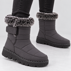 Pelsforede Sneboots til Damer - Slip-On med Grebssål