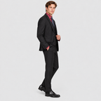 Herre Slim Fit Todelt Jakkesæt – Notch Revers Blazer
