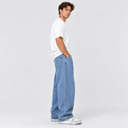 Jeans med Vide Ben til Damer - Høj Talje, Afslappet Pasform