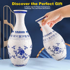 3D Puzzle Vase – EcoBloom, Dekorativ Blomstervase med Aftagelig Vandbeholder
