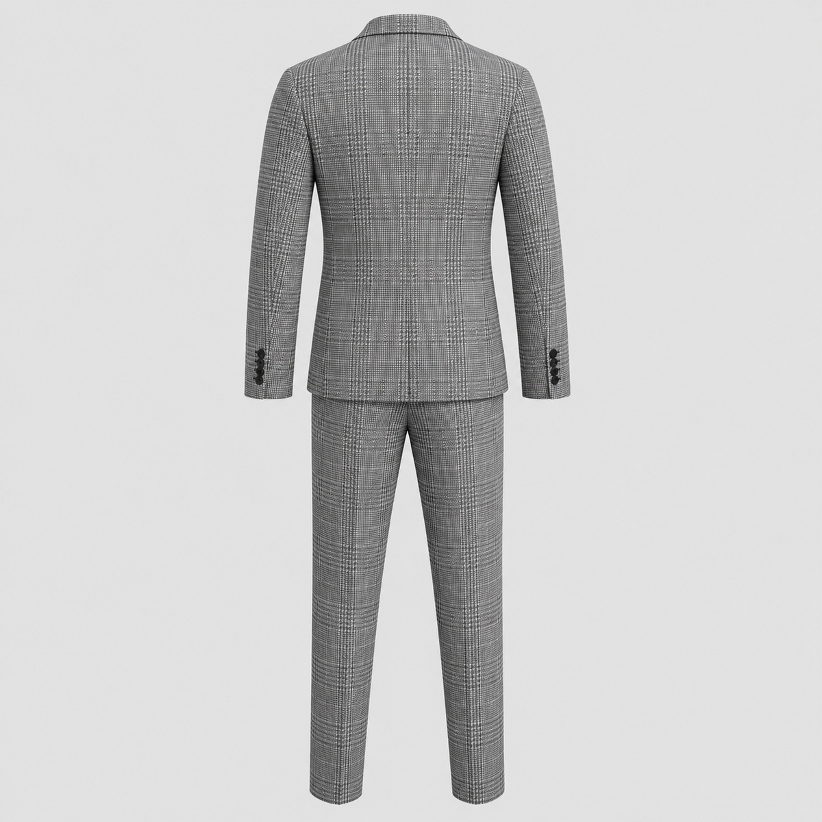 Herre Slim Fit Todelt Jakkesæt – Notch Revers Enkeltknap