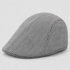Herringbone Flat Cap – Tweed Sixpence til Herrer
