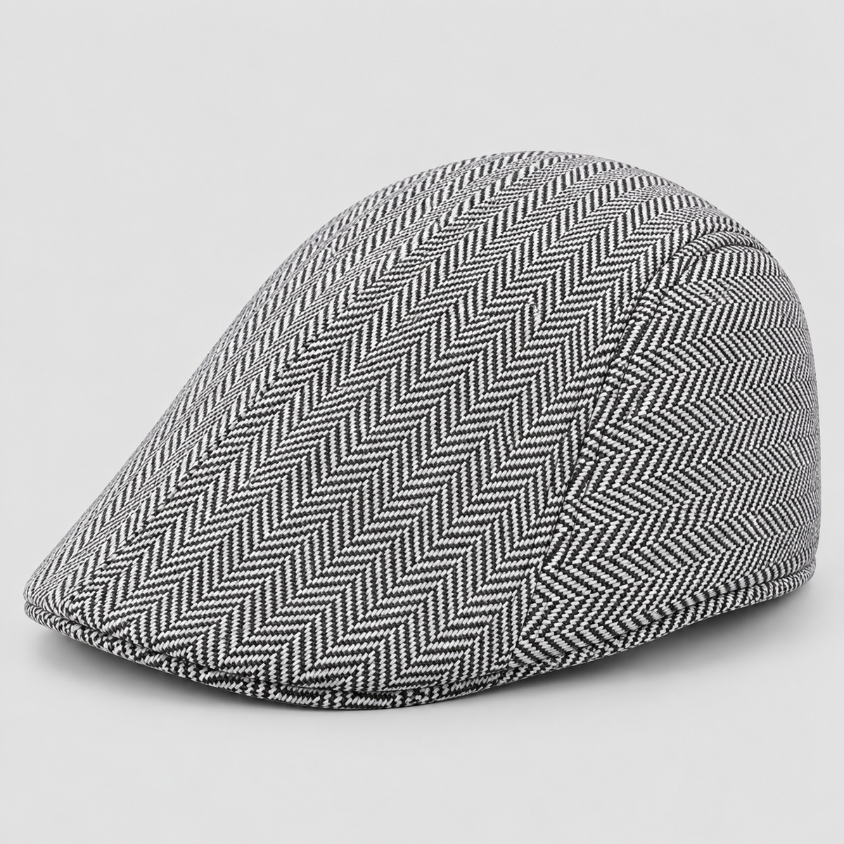 Herringbone Flat Cap – Tweed Sixpence til Herrer