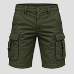 Herre Cargoshorts – Afslappet Pasform Bomuld Multi-lomme