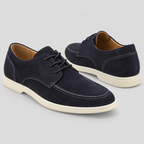 Herre Ruskindsloafers – Slip-On Moc Toe Flad Sål