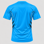 Herre Sports T-shirt – Kontrast Piping Rundhals