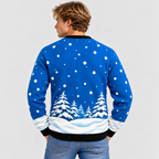 Snemandsprintet Sweater til Herrer - Strikket med Rund Hals