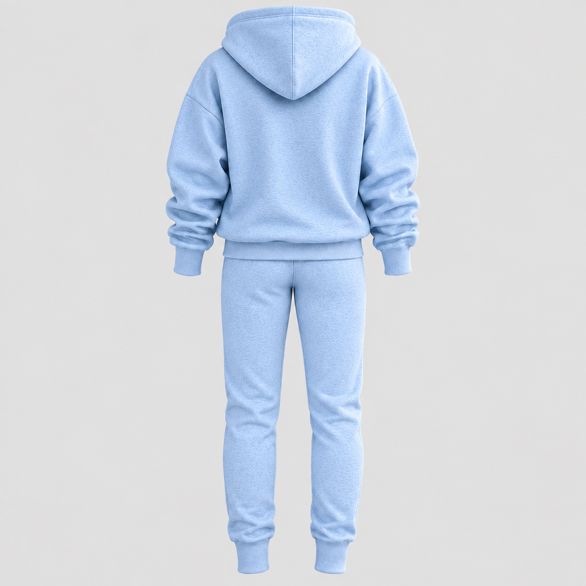 Dame Matchende Hoodie Sæt – Bomuldsblanding Todelt Loungewear
