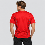 Herre Sports T-shirt – Kontrast Piping Rundhals