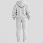 Dame Matchende Hoodie Sæt – Bomuldsblanding Todelt Loungewear