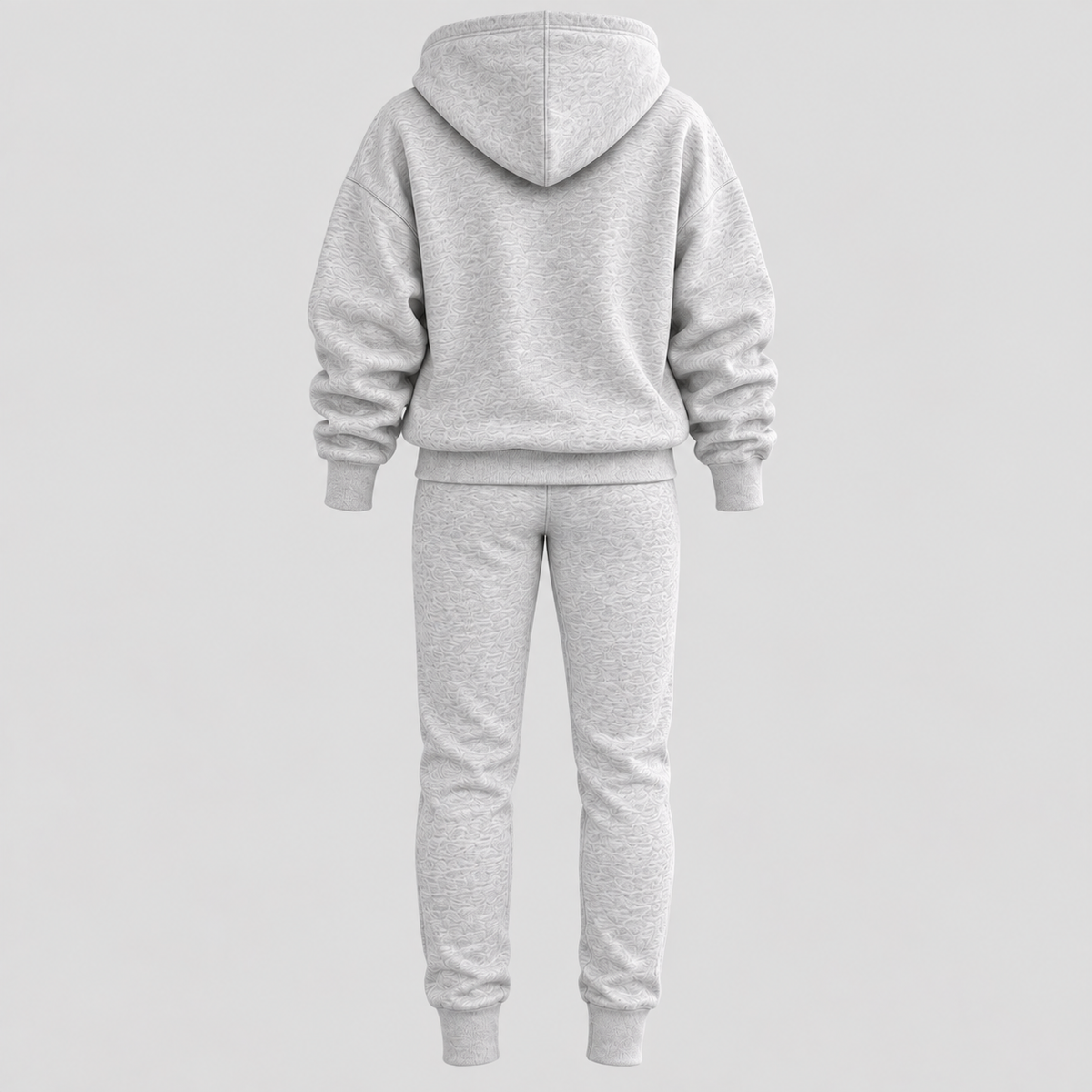 Dame Matchende Hoodie Sæt – Bomuldsblanding Todelt Loungewear