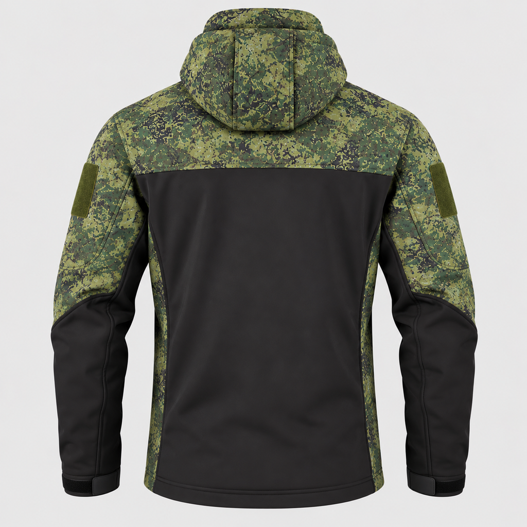 Taktisk Softshell-Jakke til Herrer - Vandafvisende, Med Hætte