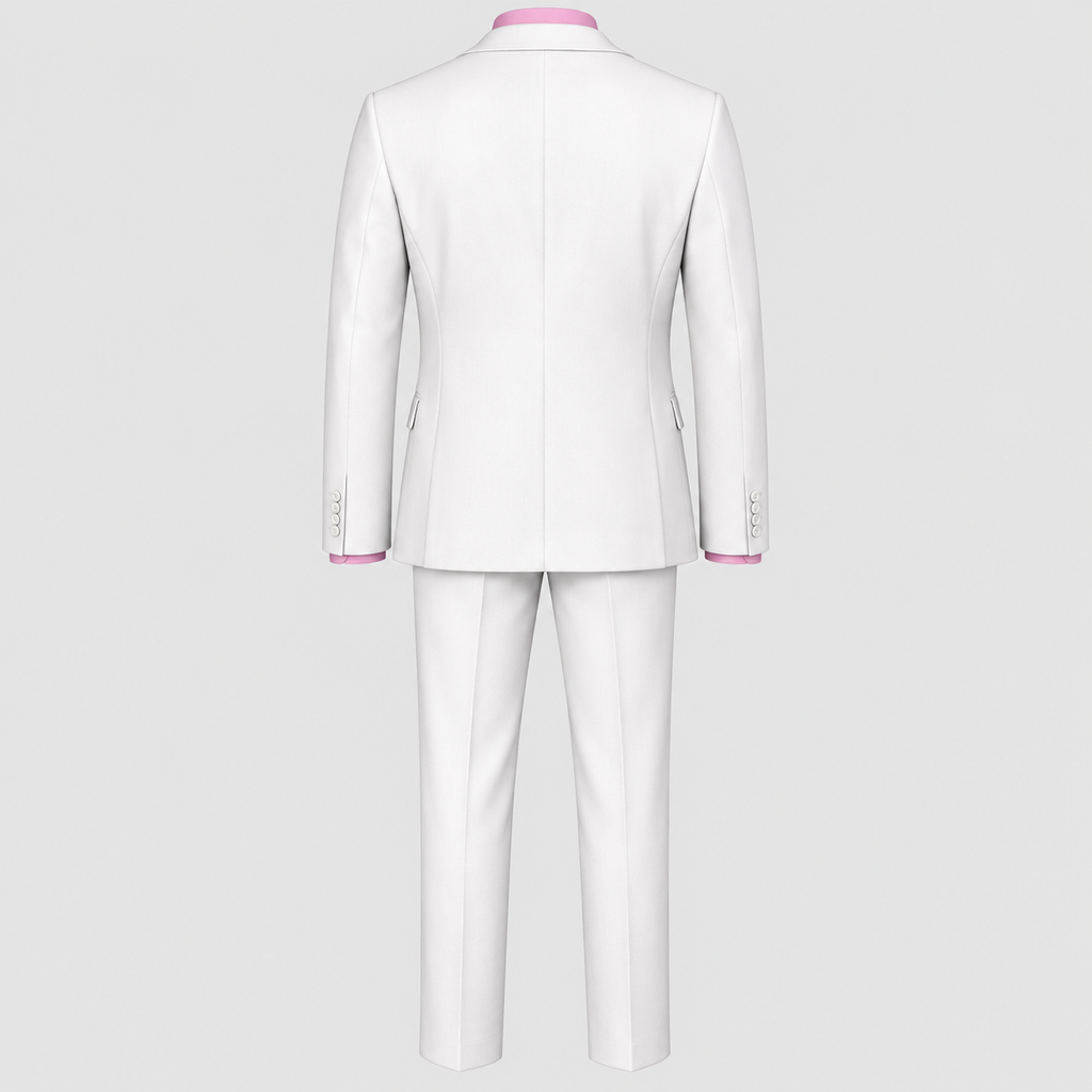 Herre Slim Fit Todelt Jakkesæt – Notch Revers Blazer