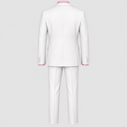 Herre Slim Fit Todelt Jakkesæt – Notch Revers Blazer