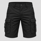 Herre Cargoshorts – Afslappet Pasform Bomuld Multi-lomme