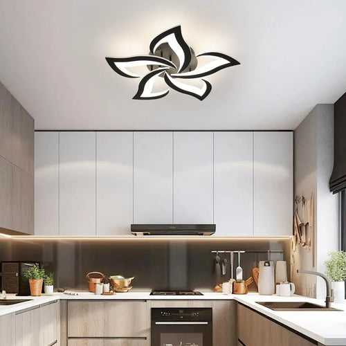 AcrylicGleam LED-akrylloftlampe – Justerbar belysning med fjernbetjening