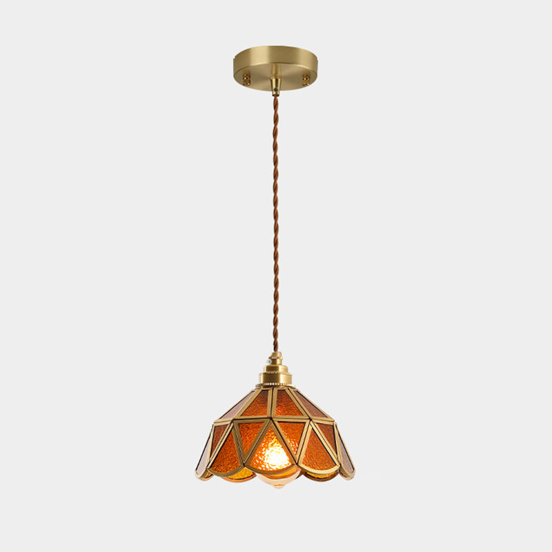 AmberDome Tiffany-Stil Pendellampe