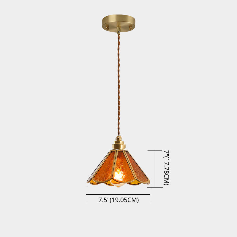 AmberDome Tiffany-Stil Pendellampe