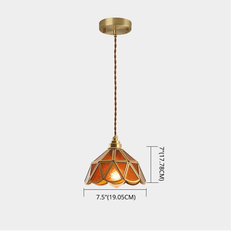 AmberDome Tiffany-Stil Pendellampe