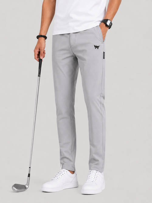 Herre Golfbukser i Stretchmateriale – Regular Fit, Funktionelle Lommer