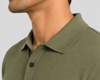 Herre Poloshirt i Bomuldsblanding – Slim Fit, Stretchmateriale