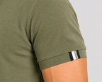 Herre Poloshirt i Bomuldsblanding – Slim Fit, Stretchmateriale