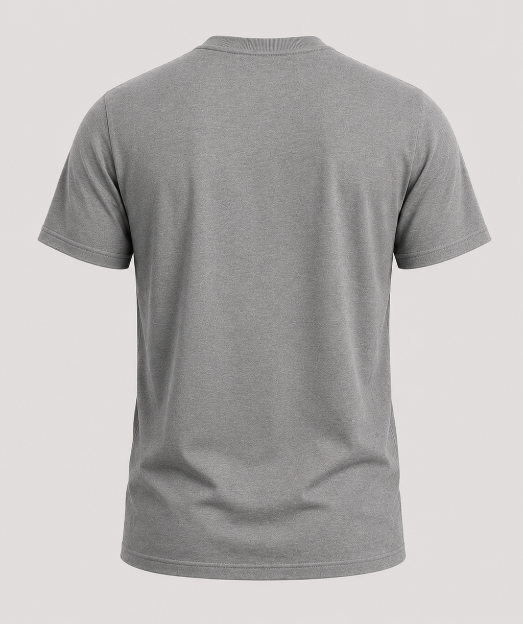 Herre T-Shirt Med Korsmotiv – Relaxed Fit, Kort Ærme