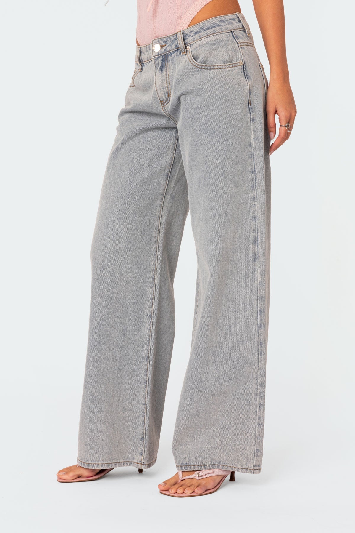 Flared Jeans til Kvinder – Mellem/Høj Talje, Udslået Ben