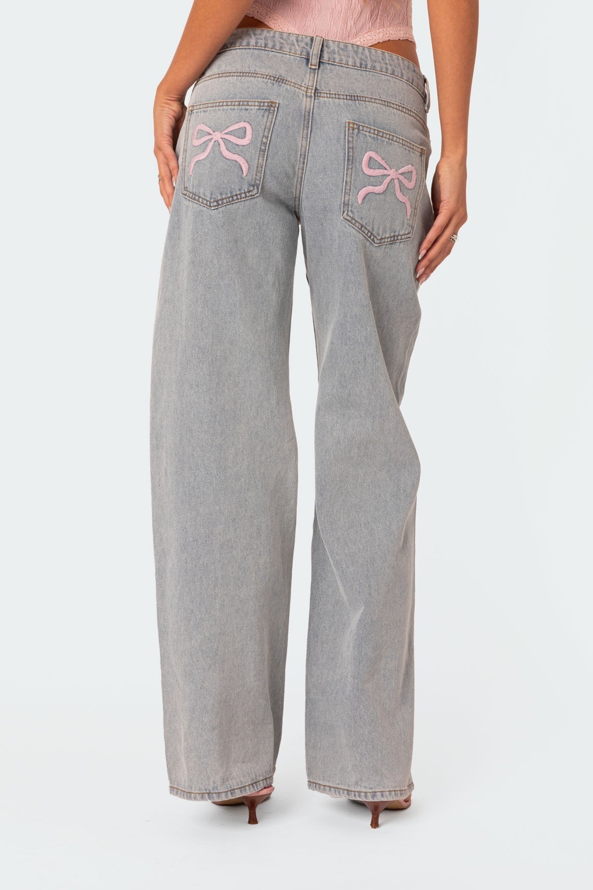 Flared Jeans til Kvinder – Mellem/Høj Talje, Udslået Ben