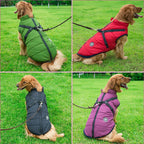 Hundejakke – vandtæt vinterjakke med justerbar pasform, unisex