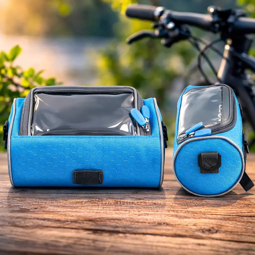 Cykeltaske med touchscreen vindue til styr