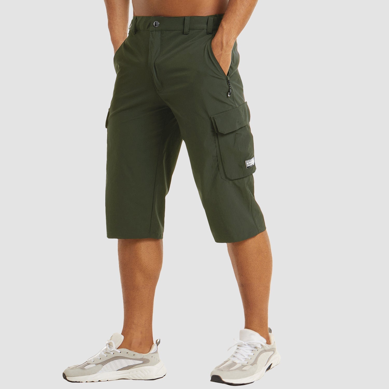 Cargo shorts til mænd med praktiske lommer
