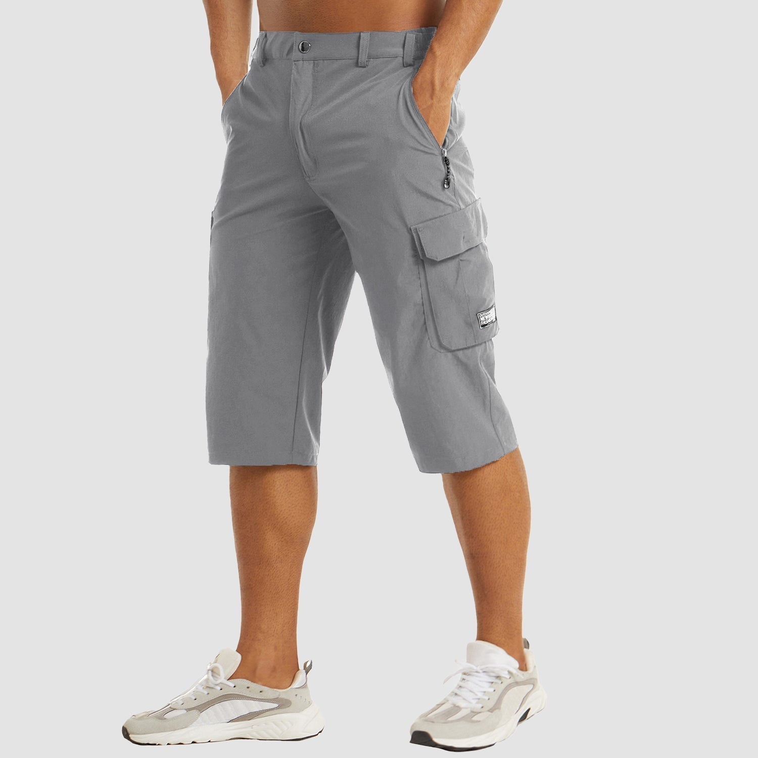 Cargo shorts til mænd med praktiske lommer