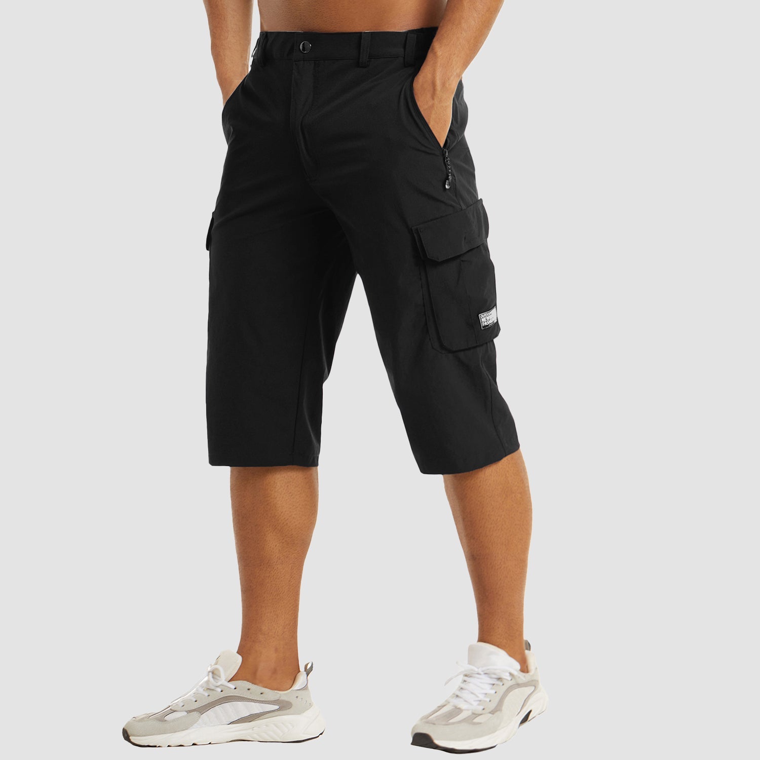 Cargo shorts til mænd med praktiske lommer