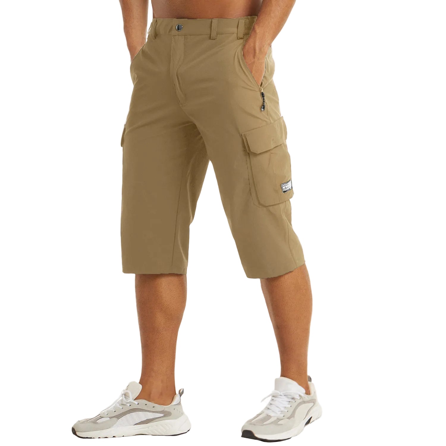Cargo shorts til mænd med praktiske lommer