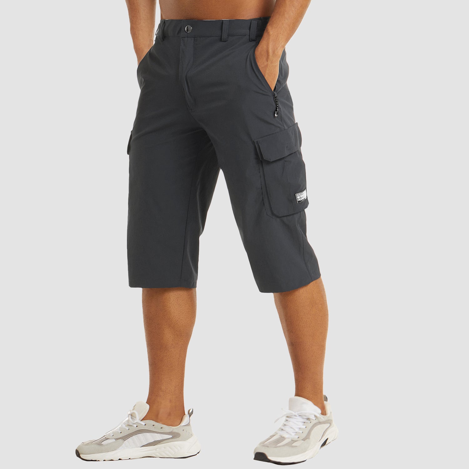 Cargo shorts til mænd med praktiske lommer