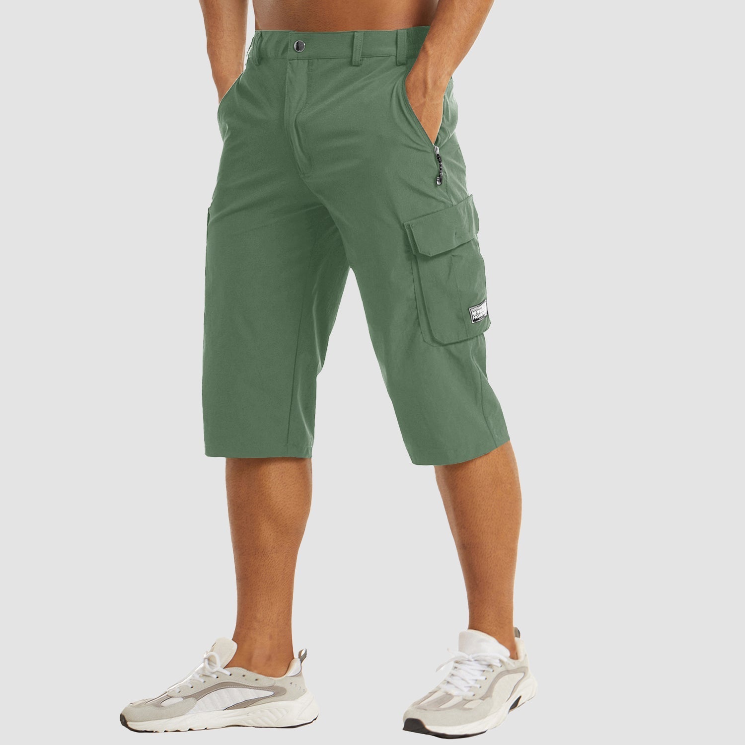 Cargo shorts til mænd med praktiske lommer