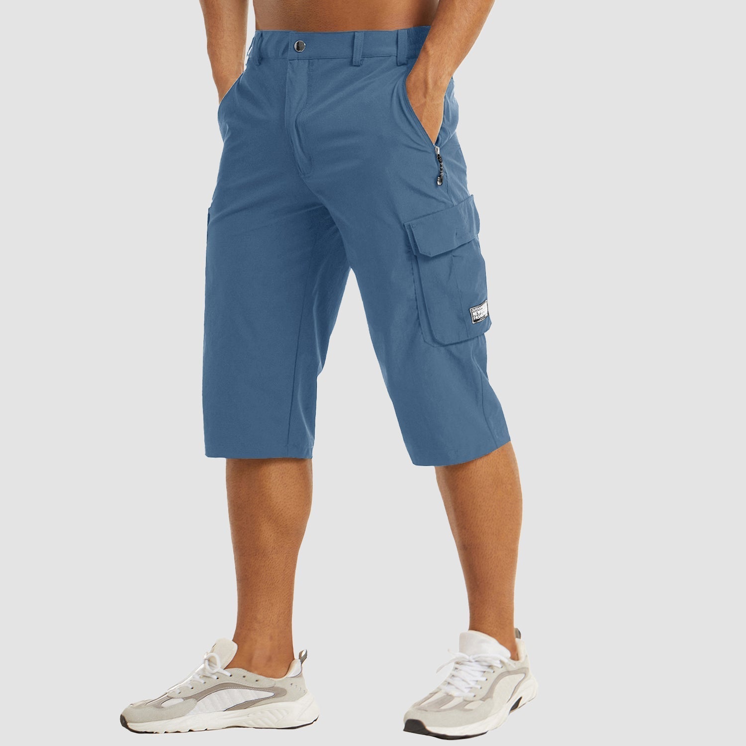 Cargo shorts til mænd med praktiske lommer