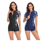 Kortærmet Aktiv Svømning Jumpsuit