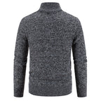 Slim fit trøje med ståkrave og lynlås – til hverdagsbrug