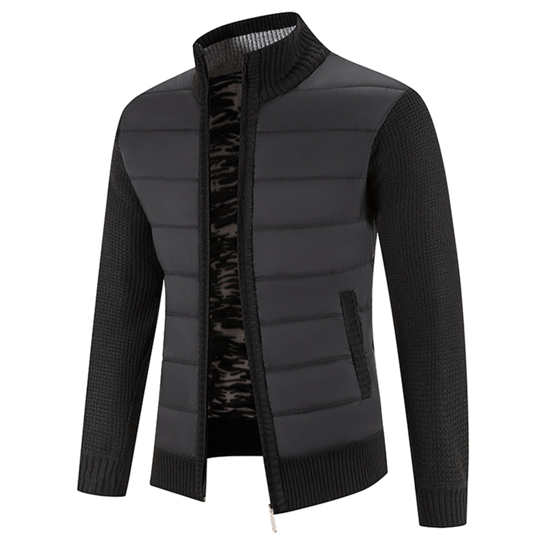 Slim fit trøje med ståkrave og lynlås – til hverdagsbrug