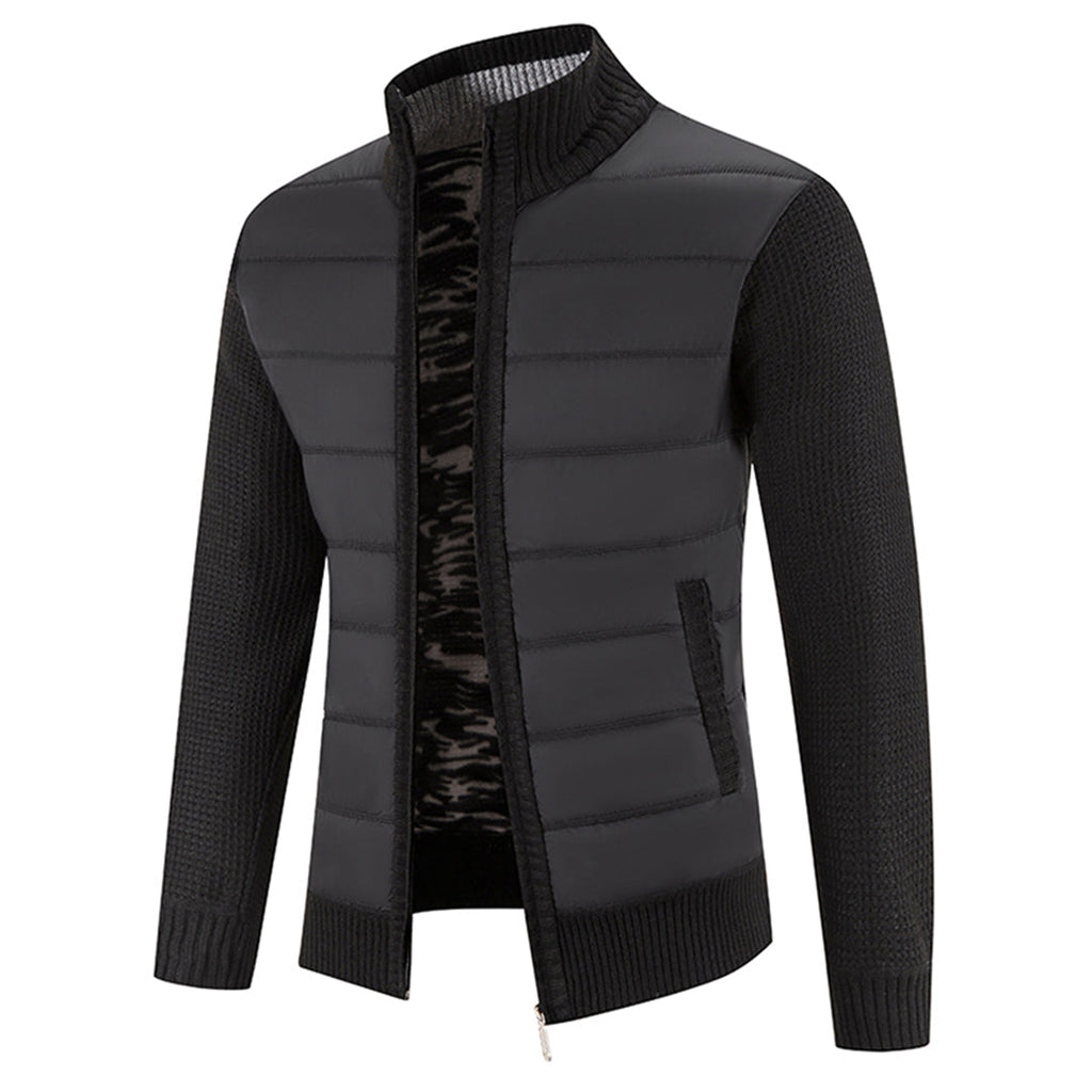 Slim fit trøje med ståkrave og lynlås – til hverdagsbrug