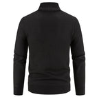 Slim fit trøje med ståkrave og lynlås – til hverdagsbrug