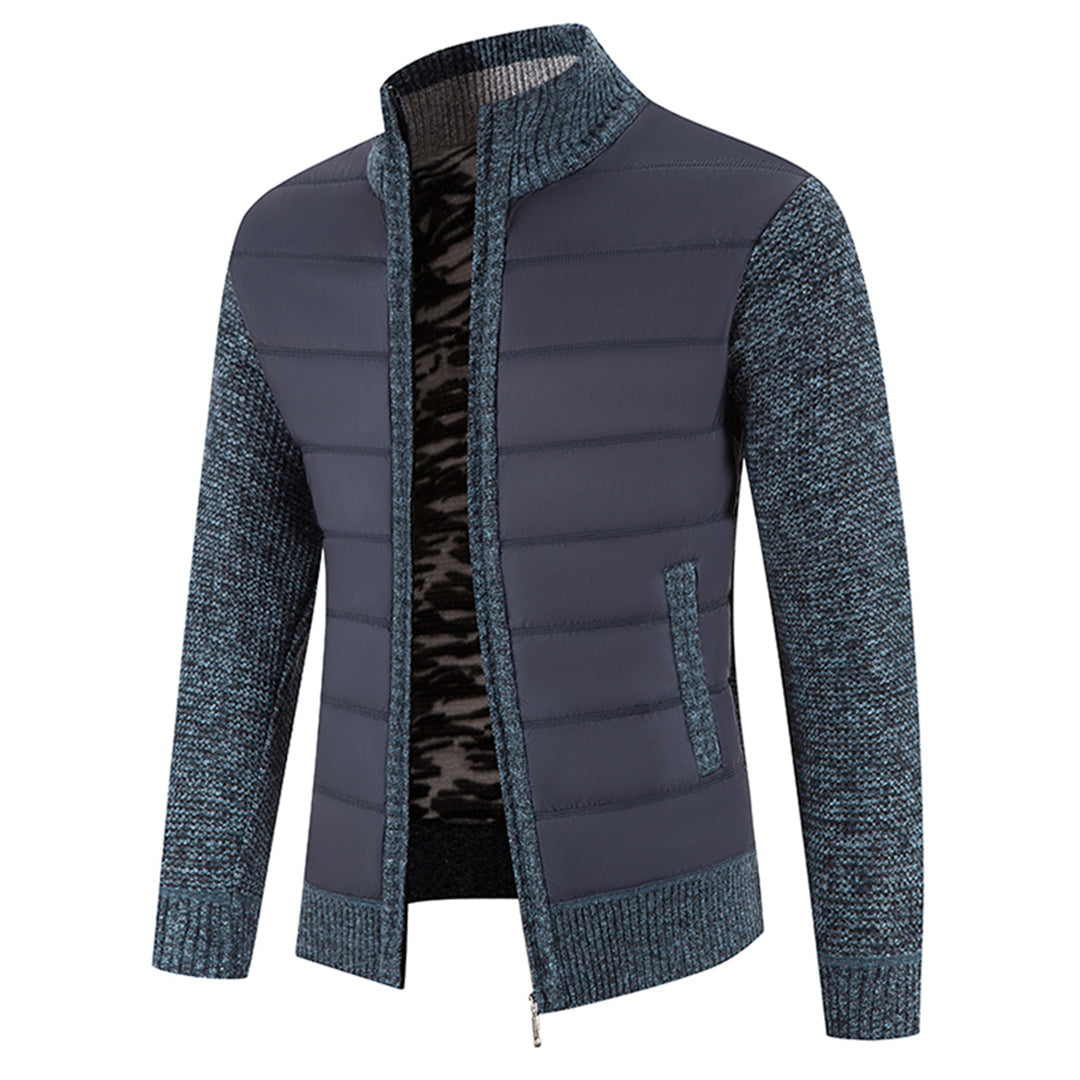 Slim fit trøje med ståkrave og lynlås – til hverdagsbrug