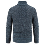 Slim fit trøje med ståkrave og lynlås – til hverdagsbrug