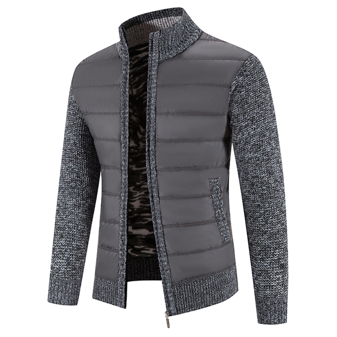Slim fit trøje med ståkrave og lynlås – til hverdagsbrug