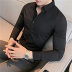 Slim fit skjorte – tidløs – til hverdagsbrug