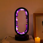 AmethystAura ametystlampe – håndlavet, indendørs brug