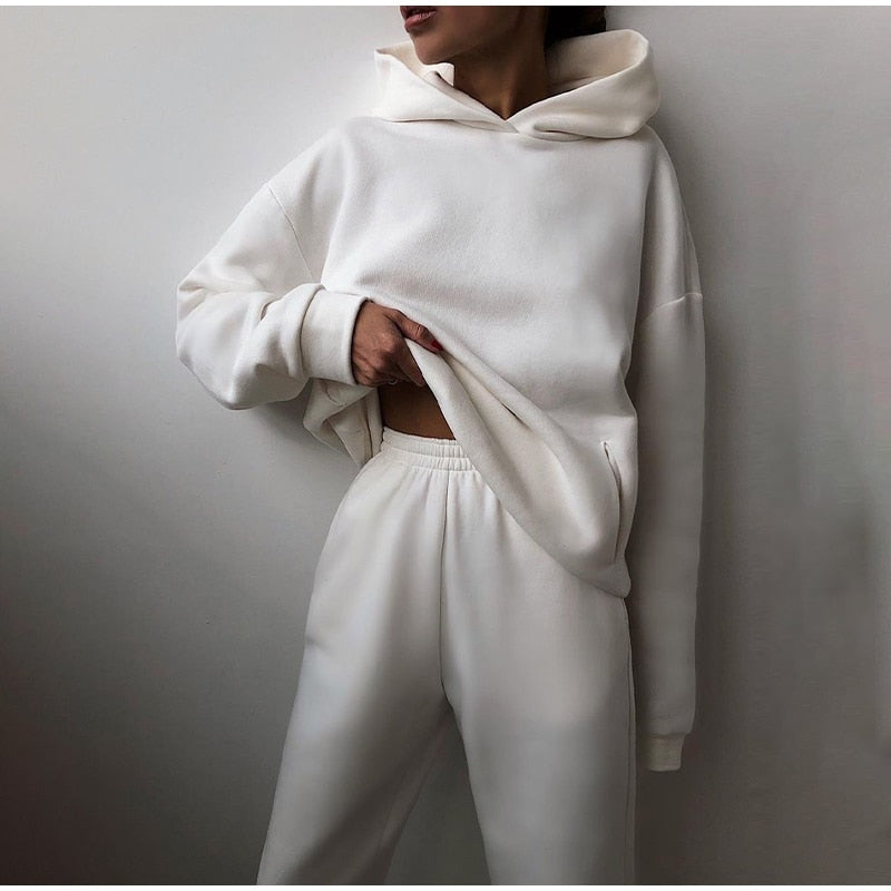 Oversized Joggers & Trøje Sæt – Komfortabelt Loungewear