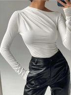 Damebluse – asymmetrisk snit – til daglig brug